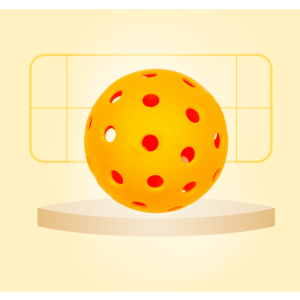 40 HOLE ORANGE BALL(PACK OF 3 BALLS)